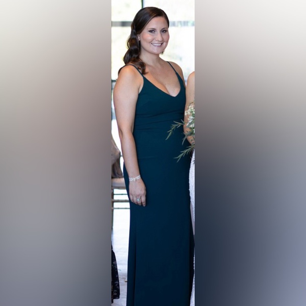 Lulus infinite glory maxi dress in forest green